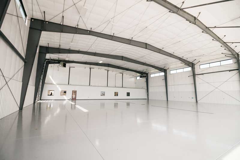empty hangar